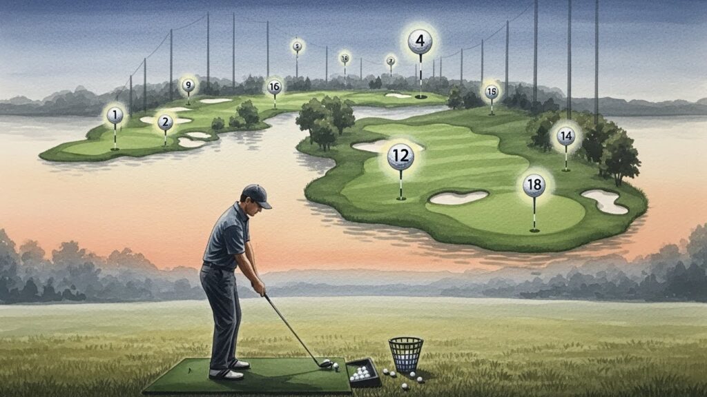 1球入魂！ ― 練習を“18ホールに見立てる”方法